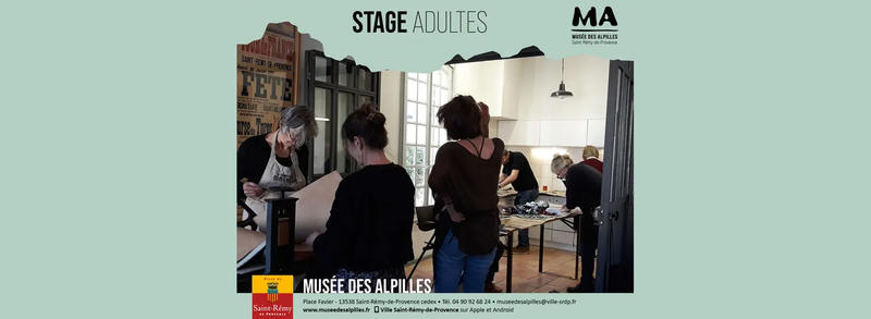 Stage de gravure au Musée des Alpilles
