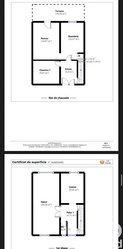 Maison - 92 m² - 5 pièces