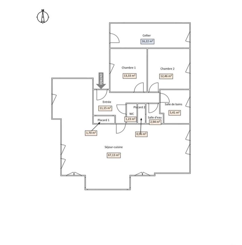 Maison - 116 m² - 4 pièces