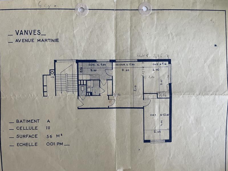 Appartement - 57 m² - 2 pièces