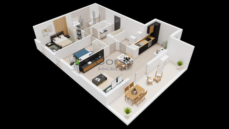 Appartement - 79 m² - 3 pièces