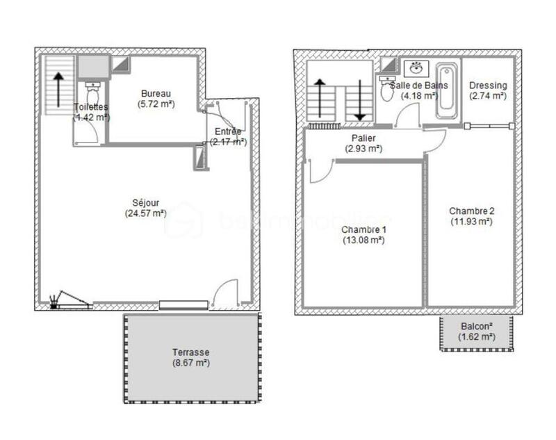 Duplex - 69 m² - 4 pièces