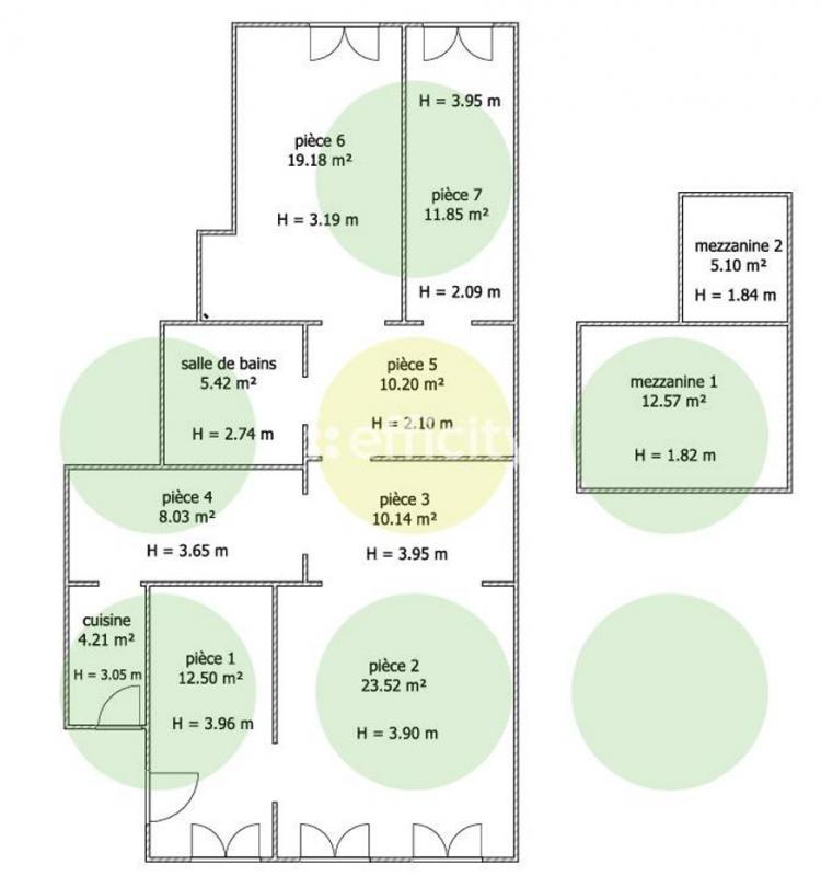 Appartement - 125 m² - 6 pièces