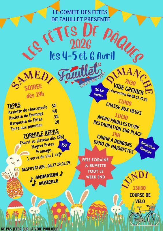 Vide grenier fete de paques