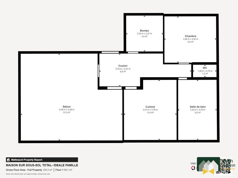 Maison - 108 m² - 4 pièces