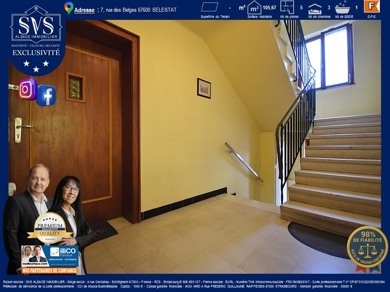 Appartement - 106 m² - 5 pièces