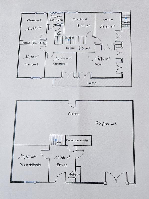 Maison - 116 m² - 6 pièces