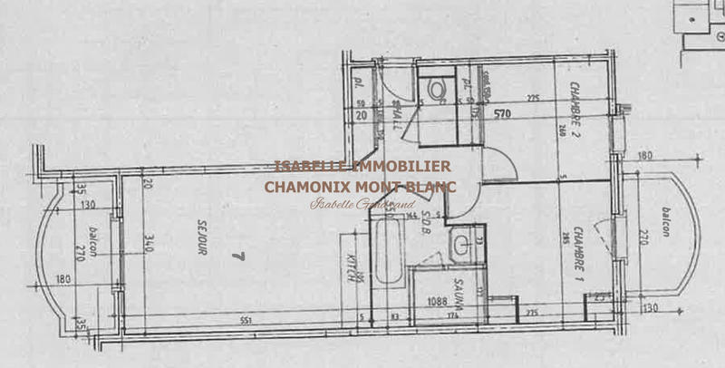 Appartement - 47 m² - 3 pièces