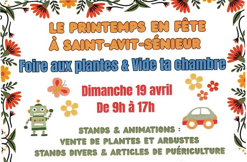Vide grenier - le printemps en fête à Saint-Avit-Sénieur