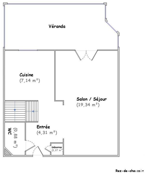 Appartement - 82 m² - 5 pièces