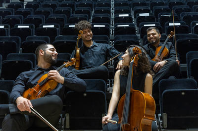 Sortie de résidence du Quatuor Galilée