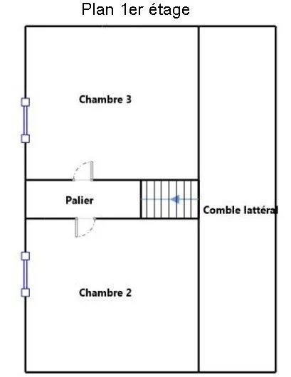 Maison - 77 m² - 4 pièces