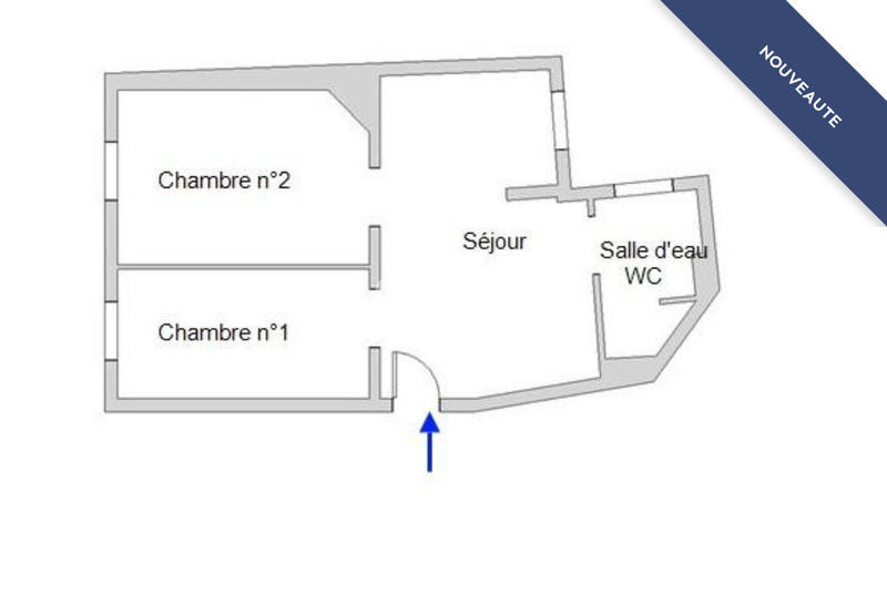 Appartement - 37 m² - 3 pièces