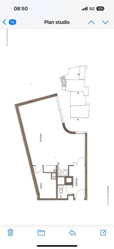 Appartement - 38 m² - 1 pièce