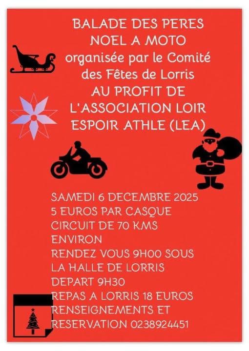 Balade des Père Noël motards