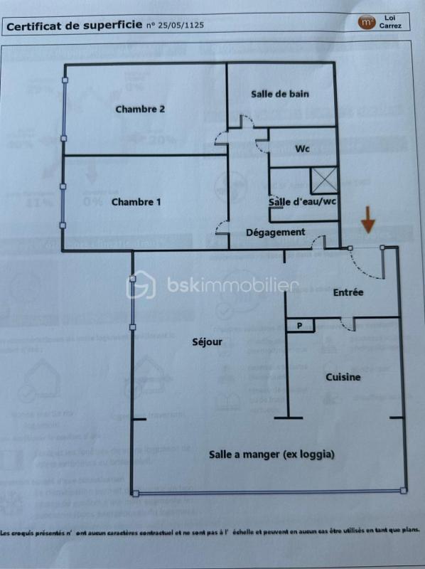 Appartement - 93 m² - 3 pièces