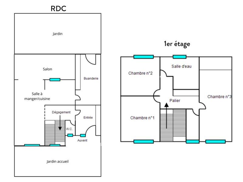 Maison - 112 m² - 4 pièces