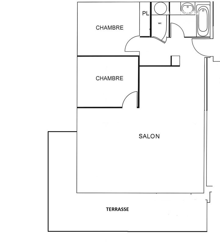 Appartement - 60 m² - 3 pièces