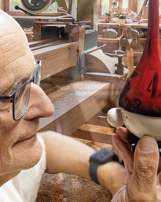 Démonstration de tournage sur bois