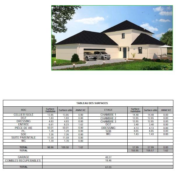 Maison - 157 m² - 6 pièces