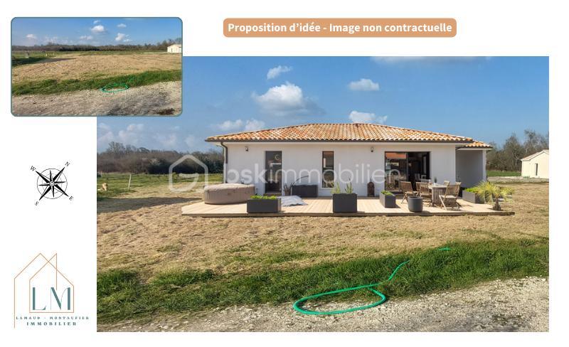 Terrain constructible - 1 300 m²