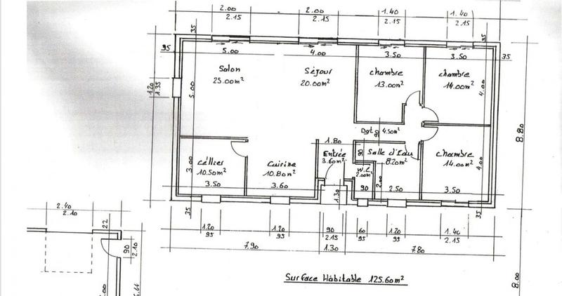 Pavillon - 126 m² - 5 pièces
