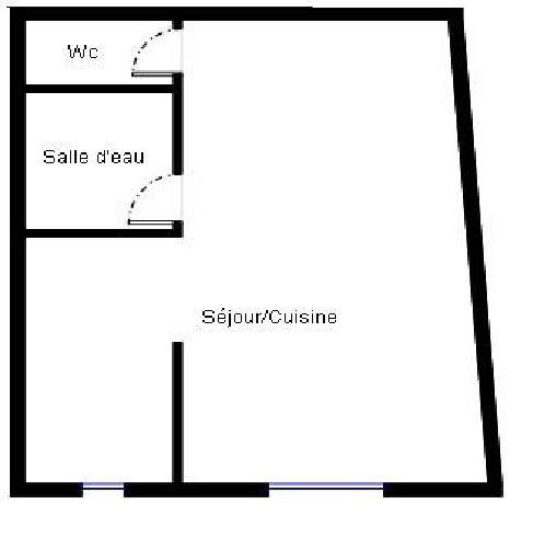 Studio - 27 m² - 1 pièce