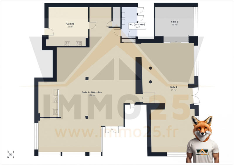 Fonds de commerce - Hôtellerie / Restauration - 255 m²