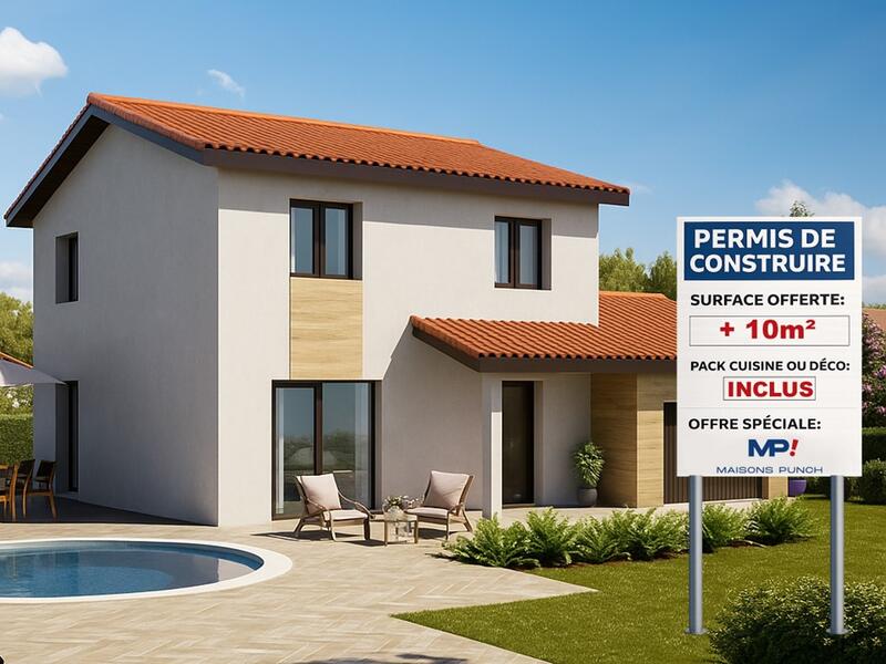 Maison - 90 m² - 4 pièces