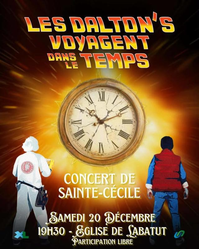 Les Dalton's Voyagent dans le temps - Concert Sainte-Cécile