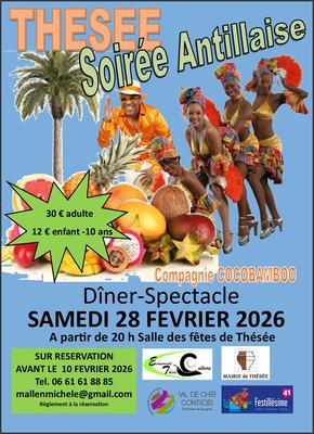 Festillésime 41 - Soirée antillaise à Thésée