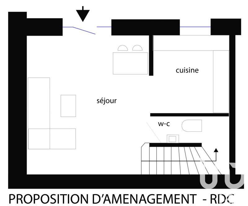 Appartement - 46 m² - 3 pièces