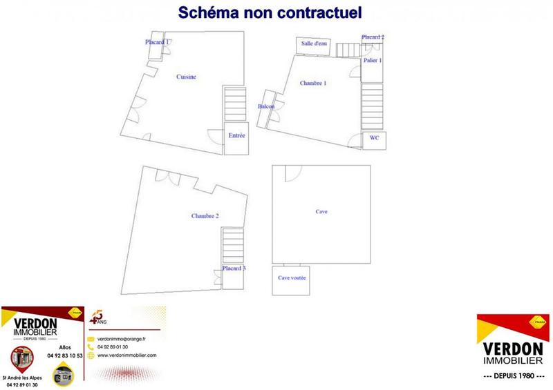 Maison de village - 58 m² - 3 pièces