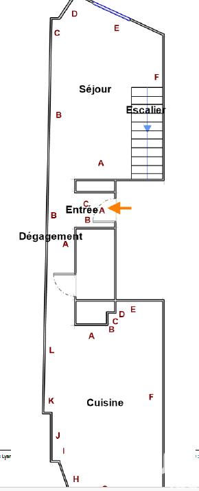Duplex - 46 m² - 2 pièces
