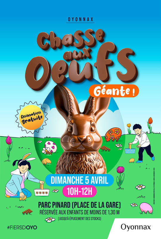 Chasse aux oeufs géante