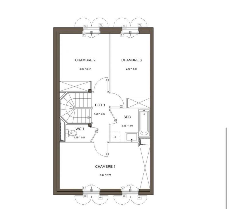 Appartement - 124 m² - 5 pièces