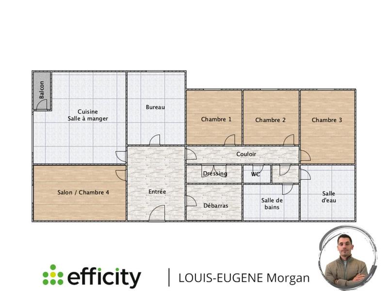 Appartement - 109 m² - 5 pièces
