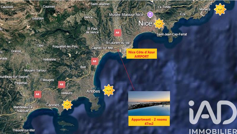 Appartement - 47 m² - 2 pièces