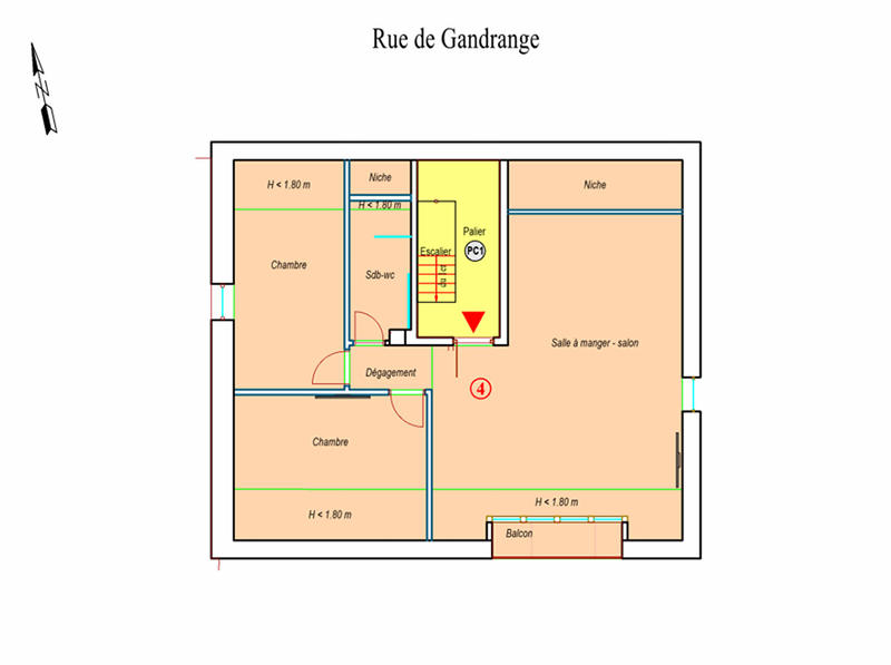 Appartement - 83 m² - 3 pièces