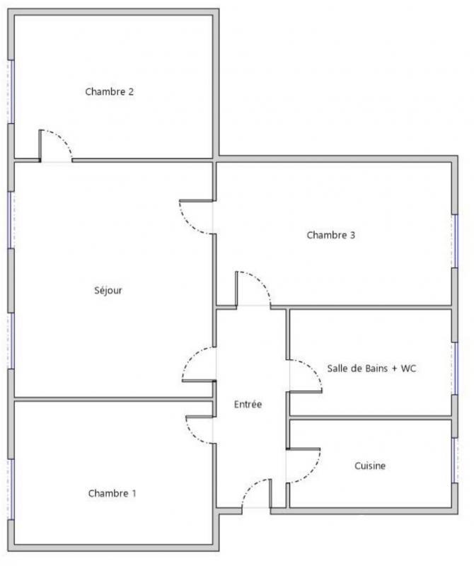Appartement - 78 m² - 4 pièces