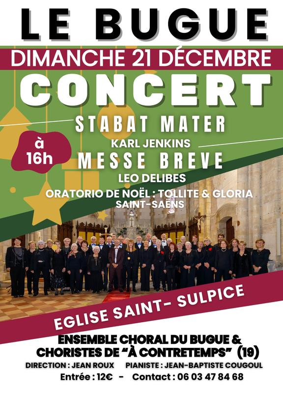 Concert par l'Ensemble Choral du Bugue
