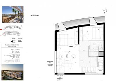 Appartement - 87 m² - 3 pièces