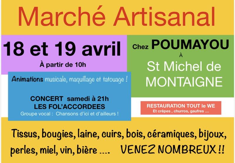 Marché d'art du printemps chez Poumayou