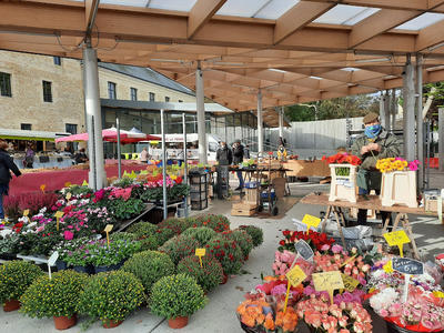 Marché hebdomadaire de Courseulles-sur-mer