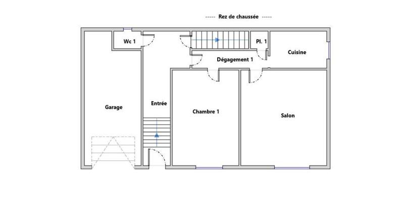 Maison de ville - 150 m² - 6 pièces