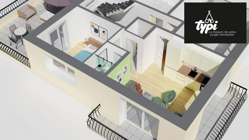 Appartement - 30 m² - 2 pièces