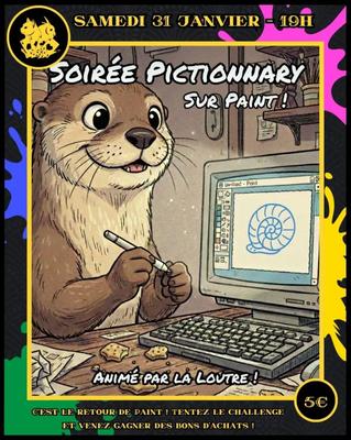 Soirée pictionary spécial paint au chat chouette