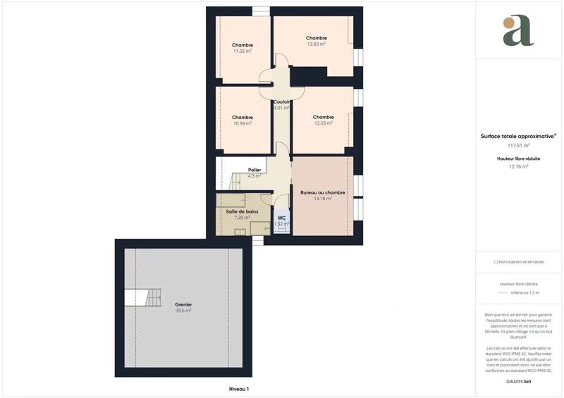 Maison - 186 m² - 9 pièces