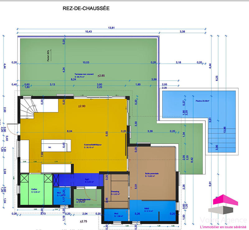 Villa - 123 m² - 5 pièces