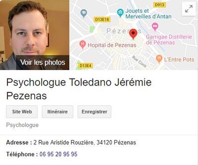Psychologue Toledano jeremie